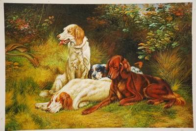 unknow artist Dogs 033 oil painting image